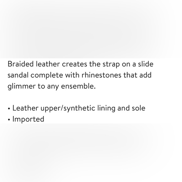 Vince Camuto Kevin Braided Embellished Slide Sandal - Picture 2 of 5